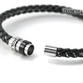 ポリス ブレスレット メンズ ブランド POLICE グリップコア GRIPCORE GB0082301 ブラック シルバー ブラック アクセサリー 腕輪 ジュエリー ブランド 高級 おしゃれ プレゼント 男性 実用的 かっこいい