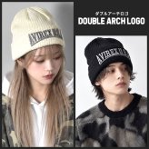 ニット帽 AVIREX アビレックス ブランド メンズ レディース ニットキャップ 帽子 黒 ブラック グレー オフホワイト 57 58 59cm おしゃれ アメカジ シンプル オーバルロゴ ダブルアーチロゴ ニットワッチ 洗える 秋冬 ミリタリー ストリート カジュアル 81926700 81927700