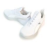 プーマ PUMA  レディース スニーカー ソフトライド SOFTRIDE プーマ レディース スリッポン 313719-03 ホワイト/シルバー