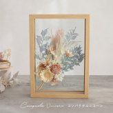 結婚証明書 ドライフラワーフレーム　メルシーブーケ☆【結婚証明書】【ドライフラワー】【メッセージカード無料】 おしゃれ 人前式 