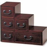 霧峰　段付タンス（R) インテリア 漆器 盆 カタログギフト 景品 粗品