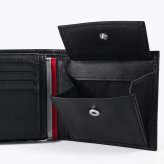 高品質ヨーロッパ輸入モデル トミーヒルフィガー 二つ折り財布 小銭入れ付き CORP CC FLAP AND COIN メンズ レディース ブラック AM0AM14780 BDS BLACK ウォレット 折財布 送別会 誕生日 結婚祝い 結婚式 彼氏 息子 夫 男性 名刺入れ 高級 母の日【スペシャルラッピング660円(別売り)】 即日発送 彼氏 財布 ホワイトデー