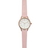 レディース 腕時計 ST257Z WP ジュビア 防水 10気圧 定形外 送料無料 ウォッチ カジュアルウォッチ ジュビア 防水 革ベルト 白 文字盤 見やすいグレー
