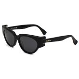 マックスマーラ Max Mara サングラス グローバルフィット アイウェア キャットアイ フォックス MM0139/S 01A 55 メンズ レディース ユニセックス ブラック+グレー 海外正規品
