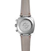 エルブラン HERBELIN ニューポート NEWPORT 42mm 腕時計 メンズ クオーツ クロノグラフ H35664AP25 クッション スクエア HERITAGE 革ベルト ネイビー