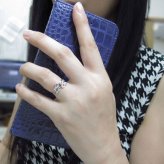 ブライダルリング 唐草 指輪 ガーネット 結婚10周年 K18