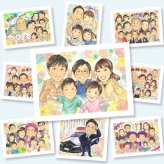記念日の記念に、見ると笑顔になる似顔絵を贈りませんか。大切なお祝いにも安心してご注文いただけます。 プレゼント 似顔絵 家族 名入れ 贈り物 手描き ギフト 記念日 お祝い 誕生日 感謝 記念 大人数 おじいちゃん 両親 おばあちゃん 家族 お父さん 下書き確認 修正無料 名入れ 実績多数 似てる 一生もの かわいい 感謝 一生もの 家族 応援 古希祝い 引っ越し 米寿祝い 喜ばれる 大量注文