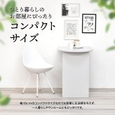 Noko ハーフラウンドテーブル NKDT0379 半円ダイニングテーブル ダイニングテーブル 韓国スタイル モダン 楕円形 木製 ユーティリティシェルフ幅85cm 奥行54cm 高さ72cm 新生活