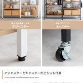 食器棚 キッチン収納 キッチンラック 約幅120cm ホワイト 白 ナチュラル ブラウン キッチンカウンター ロータイプ 大型レンジ対応 レンジラック 一人暮らし キッチンボード スリム 便利 家電収納 キッチンワゴン 収納 ：