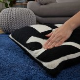 クッション インテリアクッション 手織り おしゃれ インド ウール 北欧 天然素材 高級 お洒落 45×45 40×60 インド製 クッション グラム