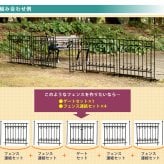 ガーデン エクステリア パークアベニューゲート単品 フェンス ゲート 扉 アイアン ガーデニング 枠 柵 仕切り 目隠し 境目 クラシカル アンティーク トレリス つる 薔薇 バラ 朝顔 園芸 ラティス