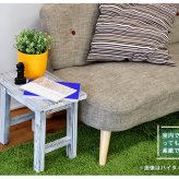 チェア 椅子 ホワイトスツール風花台 3点セット ロータイプ YT-406080SS 送料無料 収納 木製 北欧 キャスター ボックス 丸いす 丸イス