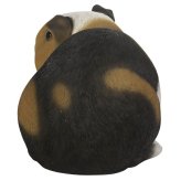 置物 モルモット 茶黒白モルモット 幅23cm woobia ウービア リアル かわいい おしゃれ 玄関 インテリア オブジェ ガーデン テンジクネズミ 動物 アニマル 癒し 棚 北欧 プレゼント ギフト 新築祝い 個性的