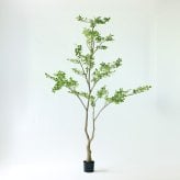 観葉植物 造花 クチナシ BROWN 全高約280cm 特大 大型 フェイクグリーン 高級 本物そっくり リアル おしゃれ 和風 和モダン インテリア 人工観葉植物 アーティフィシャルグリーン 吹き抜け ロビー オフィス 店舗 ホテル 旅館 開店祝い 室内 風水 庭木 くちなし