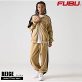 FUBU フブ ジャケット メンズ ベロア 長袖 ライトアウター トラックジャケット ジャージ 春 秋 冬 ハイネック フルジップ ブランド ロゴ トップス オーバーサイズ XL XXL アメカジ レディース ストリート系 ヒップホップ B系 黒 2025fw