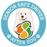 カーサイン 高齢者マーク SENIOR SAFE DRIVER マレンマシープドッグ ステッカー シール 直径13cm 肉球 日本製 車