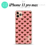 iPhone11ProMax iPhone11pro max スマホケース ハードケース ハート B ピンク +アルファベット メンズ レディース nk-i11pm-173i