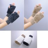 リブ付きファーアームウォーマー2色組   景品 記念品 粗品 ノベルティ 名入れ 御挨拶 ご挨拶