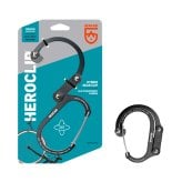 GEARAID ギアエイド ヒーロークリップ ミディアム HEROCLIP MEDIUM カラビナ フック バッグハンガー アウトドア 耐荷重27Kg 吊りフック S字フック 回転フック 回転 360度 キャンプ 登山 オフィス 外出先