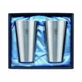 【ギフト対応無料】ステンレス二重構造タンブラー 300cc 2pcs サテン仕上げ SR-II ※送料無料(北海道・沖縄は除く)