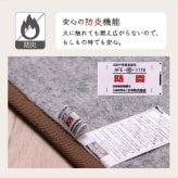 夏ラグ 夏用カーペット カーペット ござ 日本製 国産 敷詰 ラグ 敷物 ナチュラルスタイル い草 消臭 抗菌防臭 滑り止め 防炎 市松 江戸間2畳（約174×174cm） 新生活
