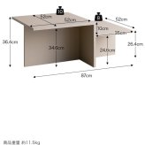 センターテーブル ローテーブル 幅87cm 石目調 大理石調 モルタル調 リビングテーブル コーヒーテーブル 収納棚付き 韓国インテリア 北欧 モダン おしゃれ 四角 スクエア 省スペース コンパクト ディスプレイテーブル テーブル 幅87cmタイプ 新生活
