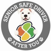 カーサイン 高齢者マーク SENIOR SAFE DRIVER ドゴアルヘンティーノ マグネット 強力 直径13cm 肉球 日本製 車 ステッカー