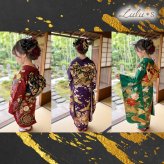 髪飾り 成人式 アメリカンフラワー ディップアート ヘッドドレス 和装 卒業式 結婚式 前撮り 振袖 袴 着物 ドレス 黒 金 ブラック ゴールド プリザーブドフラワー 造花 水引 娘 孫 友達 プレゼント ギフト 贈り物 ハレの日 記念日 発表会 パーティー お呼ばれ クール モダン Lulu＊s ルルズ 2802