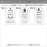 トロフィー ホワイトガラス WCR-41 名入れ オリジナル 記念品 表彰状 退職記念 周年記念 創立記念 ゴルフコンペ ホールインワン スポーツ大会 イベント 優勝 トロフィ プレゼント ギフト おしゃれ