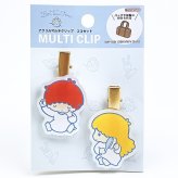 サンリオ キキララ マルチクリップ2個セット レトロ サンリオキャラクターズ5 日本製 Sanrio