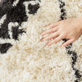 ラグ カーペット 玄関マット 45×60cm シュクラン 日本 滑り止め加工 手洗いOK すべり止め HOT対応・床暖房対応 アクリル 新生活
