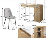 ドレッサー テーブル セット 椅子 ドレッサーテーブル コンパクト かわいい 化粧台 鏡台 一面鏡ドレッサー パソコン 机 引き出し 扉収納付き 棚 メイク台 コスメ収納 化粧品