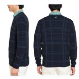 キャロウェイ ゴルフ メンズ セーター チェック柄 クルーネックニット Callaway Golf  C24118100 春夏モデル お誕生日祝い お祝い 記念品 30代 40代 50代 60代 母の日 お母さん 還暦祝い 敬老の日 彼女 人気プレゼント プレゼント