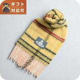ヴィヴィアンウエストウッド VIVIENNE WESTWOOD CHUNKY CHECK マフラー 8103014F-W01MO-E401 ユニセックス イエロー チェック マフラー