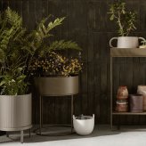 ferm LIVING ファームリビング プラントボックス ラウンド プランター 北欧小物入れ 収納 北欧雑貨 インテリア 雑貨　おしゃれ 収納 キッチン 植木鉢 鉢 スタンド 正規輸入品