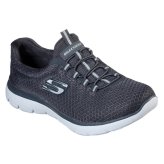 スケッチャーズ レディース スリッポン スニーカー 靴 サミッツ SKECHERS Summits 12980 軽量 ノーマル幅 ひもゴム メモリーフォームインソール