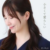 プラチナ ピアス 天然石 2.5mm PT900 一粒 6本爪 小さめ シンプル 誕生石 ガーネット アメジスト アクアマリン 8種類 金属アレルギー対応 品質保証書 MIRAI 片耳 1個売り