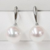 ［pearl622］ホワイトピンク 7.5mm - 8mm ピアス あこや真珠 真珠 本真珠