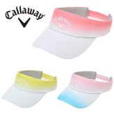 キャロウェイ ゴルフ レディース バイザー グラデーション柄 サンバイザー Callaway Golf C24191215 お誕生日祝い お祝い 記念品 30代 40代 50代 60代 母の日 お母さん 還暦祝い 敬老の日 彼女 人気プレゼント プレゼント