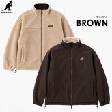  KANGOL カンゴール ブルゾン ジャケット リバーシブル メンズ レディース  ボア ハイネック ダブルジップ 防寒 ブランド ロゴ ゆったり おしゃれ ストリート カジュアル アウター 高校生 秋 冬 M L LL 2026FW Karlas 別注