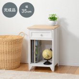 チェスト サイド スリムチェスト 木製 ナチュラル天板 シャビーホワイト アンティーク加工 おしゃれ シンプル 引出し オープン収納 脚付きチェスト コンパクト ウッドチェスト 小物収納 リビング収納 玄関収納 収納家具 完成品 北欧 サイドチェスト 新生活