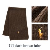 2026 最新 ポロ ラルフローレン マフラー ストール メンズ レディース ブランド POLO RALPH LAUREN ロゴ 無地 PC0972 黒 青 ネイビー グレー 選べるモデル