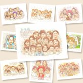 退職のギフトに、受け取った方の心に残る、やさしい贈り物です。相談しながら作れる、あたたかな似顔絵ギフトです。 退職 プレゼント 似顔絵 ギフト 手描き 名入れ 贈り物 退職 お礼 記念 定年 大人数 先輩 上司 お母さん お父さん 下書き確認 名入れ 修正無料 宝物 一生もの 親孝行 サプライズ 勤続年数 退職ギフト 退職 定年 一生もの 披露宴 長寿祝い ウェディングギフト 感動 ホワイトデー