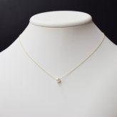 ［pearl323］ 5.5mm - 6mm 1粒 ネックレス ホワイトピンク あこや真珠