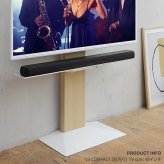 WALLインテリアテレビスタンドV3 COMPACT 専用サウンドバー棚板 Mサイズ 幅95cm テレビ台 テレビスタンド 壁よせTVスタンド 部品 パーツ スチール製 ミニ 小型 コンパクト WALLオプション スピーカー用 オーディオ用 テレビボード