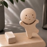 国産ヒノキのスマホスタンド｜木製スマホ置き・スマホホルダー｜デスク・インテリアに馴染む｜ハンドメイド