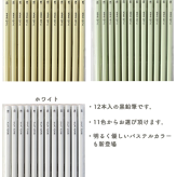 鉛筆 名入れ鉛筆 名入れ無料 ペンペン パステル(無地) 名入れえんぴつ 入学祝 12本1ダース セット 鉛筆 えんぴつ エンピツ 名前 名入り 鉛筆 ギフト プレゼント