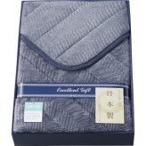 【直送】日本製 抗菌防臭加工あったか敷パット ブルー [26-2843-073] ＳＫＢ－６０１ 敷きパッド ギフト 内祝い 出産内祝い 結婚内祝い 快気祝い お返し 贈り物 プレゼント