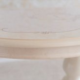ダイニング家具 テーブル 高級 イタリア製 Saltarelli ドルチェローザ エレガント ダイニングテーブル 145cm マーブルホワイト サルタレッリ 海外インテリア ロココ調 おしゃれ 輸入家具 薔薇フローレンスII ヨーロピアン家具