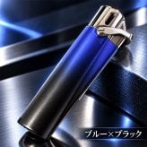 ガスライター シリンダージェット ガス注入式 3カラー かわいい グラデーション ターボライター  おしゃれ 女性 コンパクト ガス視認窓付き アウトドア 1本炎 ダックビル ライター 屋外 喫煙具 レディース メンズ